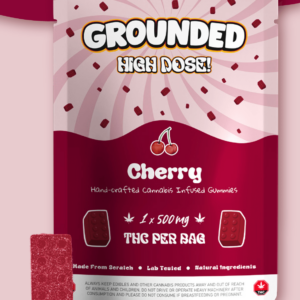 Grounded High Dose THC Edibles - 500mg THC (1 x 500mg) - Cherry